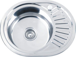 Кухонная мойка РМС MD8-5745OVL нержавеющая сталь