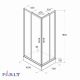Душевой уголок с поддоном PARLY QZ71S N (70х100х195)