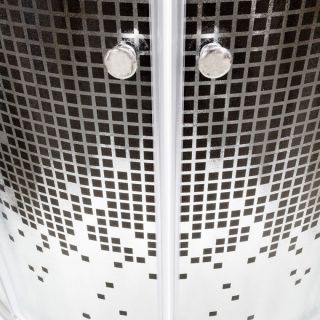 Душевая кабина Deto L 890 N с гидромассажем BLACK 90х90х200 см