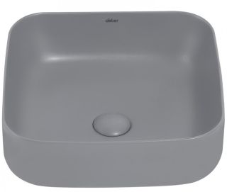 Раковина ABBER Rechteck AC2211MG 39см серый матовый