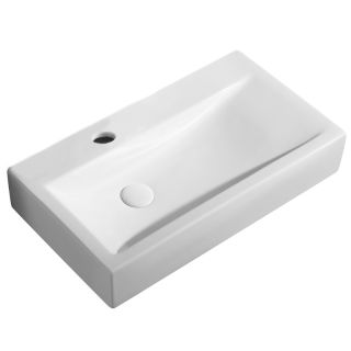 Раковина накладная Azario 66х37.5х12.5 фаянс (AZ4310)