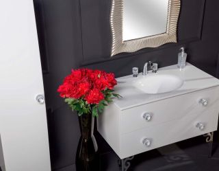 Раковина Armadi Art Solid Glass 110см белый 850-110