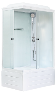 Душевая кабина Royal Bath BP правая стекло белое/матовое 120x80см RB8120BP5-WC-R
