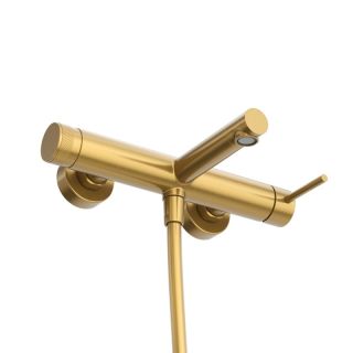 Смеситель для ванны и душа CEZARES RELAX-VD-BORO брашированное золото