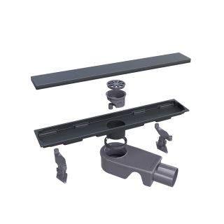 Душевой лоток RGW SDR-22B 47212240-04 40см под плитку чёрный