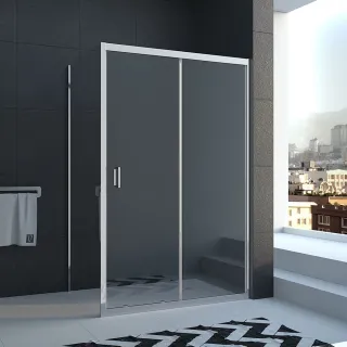 Душевой уголок Veconi Rovigo RV-040, 1200х700х1850, хром, стекло прозрачное