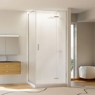 Душевой уголок Veconi Rovigo RV-073R/R, 1000х900х1950, хром, стекло дождь