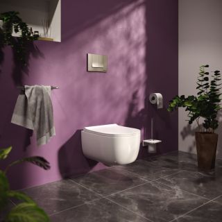 Кнопка для инсталляции BERGES NOVUM S2 матовый хром 040042