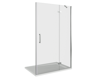 Душевая дверь в нишу Good Door SATURN WTW-110-C-CH-R 110 см правый