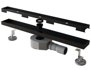 Душевой лоток RGW SDR-08B 21210860-014 60см под плитку чёрный