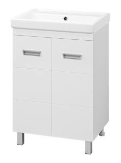 Напольная тумба под раковину Misty Селена 60см белый