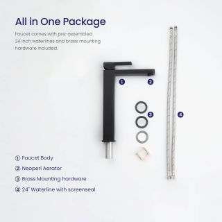 Смеситель для раковины Timo Selene 3061/03F чёрный