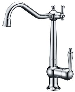 Смеситель для кухни Paulmark Retro Re213226-CR хром