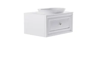 Тумба с раковиной Astra-Form Шарм 4631177714993 70 см белый матовый