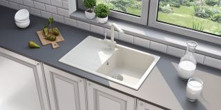 Смеситель для кухни Ulgran Quartz UQ-022-08 космос