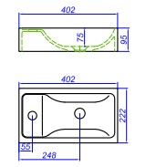 Раковина Aqwella Unam 220