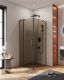 Душевой уголок CEZARES SLIDER-AH-1-90-70/80-BR-NERO