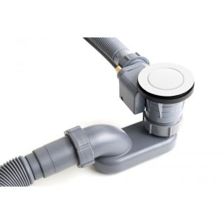 Слив-перелив полуавтомат Delice DLR000017 Белый глянцевый