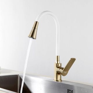 Смеситель для кухни Frap F4462-3 белый