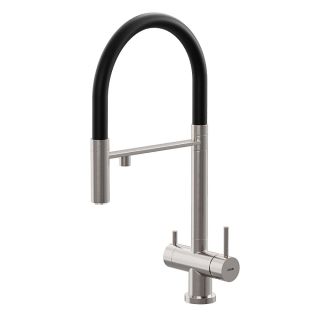 Смеситель для кухни Kohr Berga Series 1LQ180251SB-0000A никель/чёрный