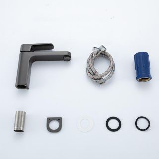 Смеситель для раковины Frap F1089-9 Оружейная сталь