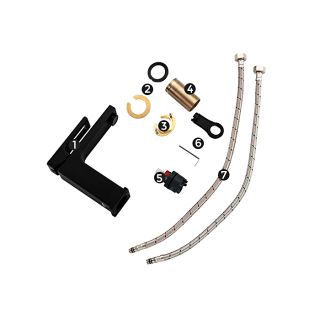 Смеситель для раковины Gappo G1017-6 чёрный