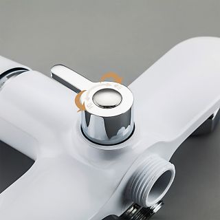 Смеситель для ванны и душа Frap F2249 белый хром