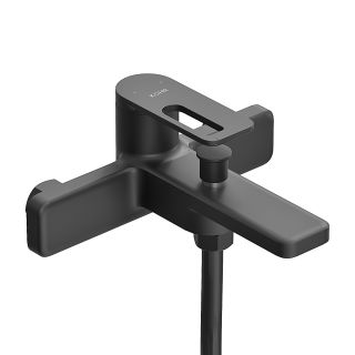 Смеситель для ванны и душа Kohr ZORN 1LN080400DB чёрный