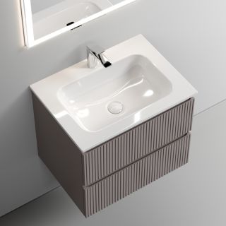 Подвесная тумба под раковину Sancos Snob T SNT60SM 60см Doha Soft