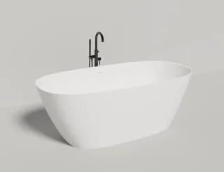 Ванна из искусственного камня Salini Sofia S-Stone 102529M 185x90см белый матовый