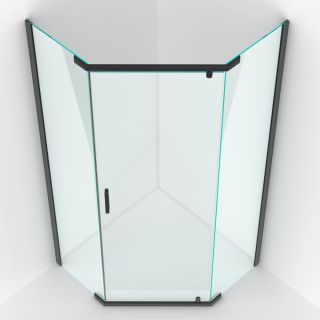 Душевой уголок Berges Solo T Black 90x90см чёрный матовый 061106