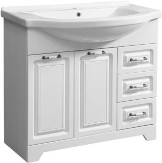 Тумба под раковину Stella Polar Кармела 90см ольха белая SP-00000175