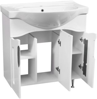 Тумба под раковину Stella Polar Сильва 80см белый SP-00000202