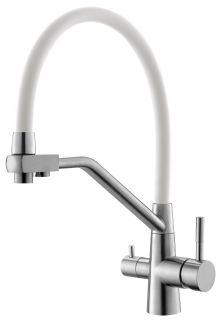 Смеситель для кухни ESKO Kitchen K26 W белый