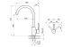 Смеситель для кухни Granula Standart ST-4031, ПИРИТ