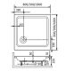 Поддон для душа RGW STYLE KV 800х800х220