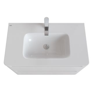 Напольная тумба с раковиной IDDIS Edifice EDI80WFi95K 80см белый