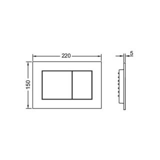 TECE TECEnow Комплект TECEbase 2.0 для установки подвесного унитаза с панелью смыва