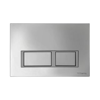 Комплект для установки подвесного унитаза с панелью смыва TECEspring S K401201WCS хром глянцевый контур клавиш хром матовый