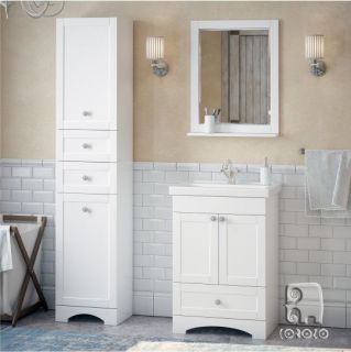 Тумба под раковину Corozo Техас 60см белый SD-00000361