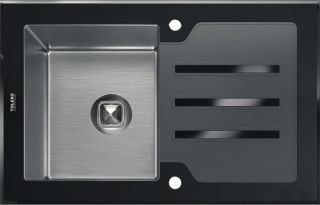 Мойка кухонная Tolero Ceramic Glass TG-780 чёрный 998569
