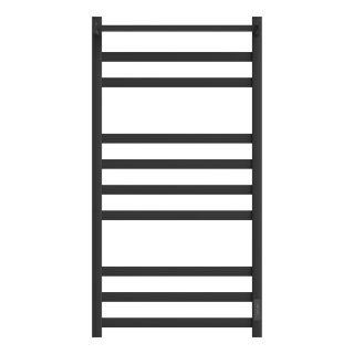 Полотенцесушитель электрический APEXTERMO Terra TR01105BM 1000x500 с полкой черный матовый