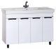 Напольная тумба под раковину Misty София 120см белый