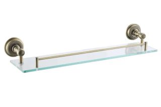 Полка стеклянная Rose RG1419Q 55см бронза