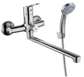 Смеситель для ванны с душем BOOU B8255-18F хром