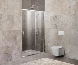Душевая дверь, хром BelBagno UNIQUE-BF-1-110/125-P-Cr