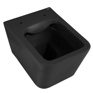 Подвесной унитаз ABBER Rechteck AC1201MB безободковый чёрный матовый