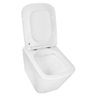 Унитаз подвесной Azario Hugo AZ-3103 безободковый с быстросъемным сиденьем микролифт