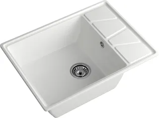 Мойка кухонная GranFest VERTEX V-680L иней