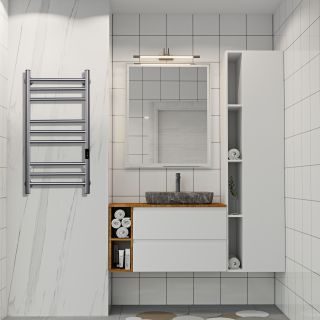 Полотенцесушитель электрический Indigo Line Trinity LСLTE80-40GFMRt 80x40 см графит металлик